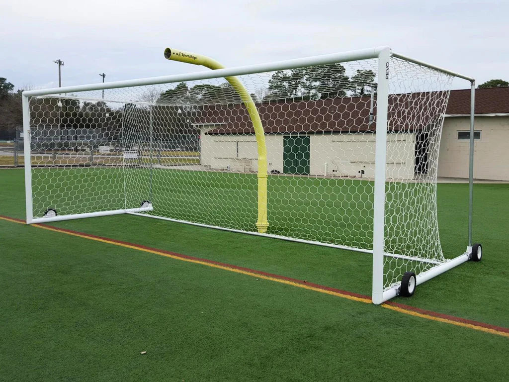 PEVO Stadium Series Soccer Goal - STA Regulation Size 8x24 Soccer Net 5