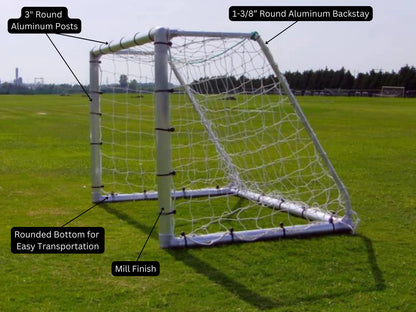 PEVO Economy Series Soccer Goal 4x6 Soccer Net 2