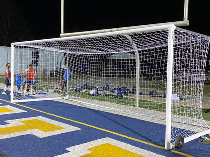 PEVO Stadium Series Soccer Goal - STA Regulation Size 8x24 Soccer Net 7