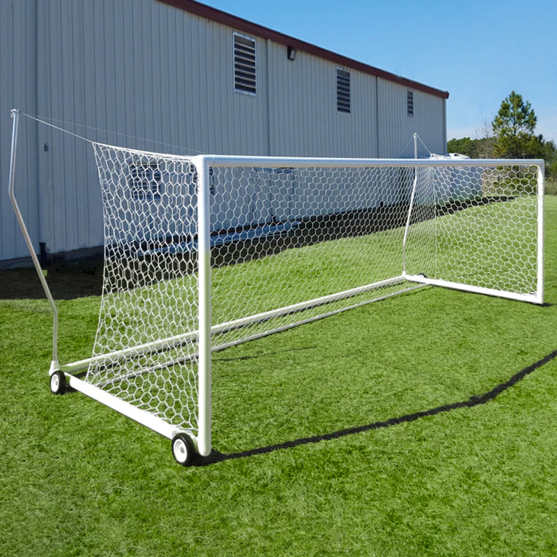 PEVO Stadium Series Soccer Goal - STB Regulation 8x24 Soccer Net
