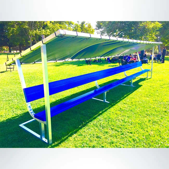 PEVO Aluminum Covered Bench - 21' 2