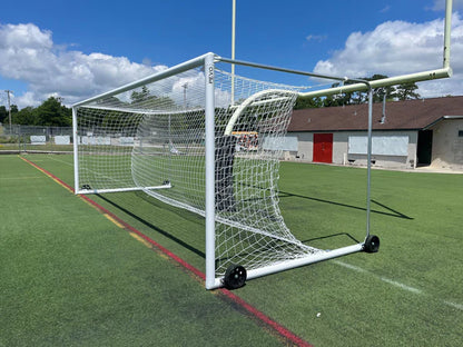 PEVO Stadium Series Soccer Goal - STA Regulation Size 8x24 Soccer Net 3